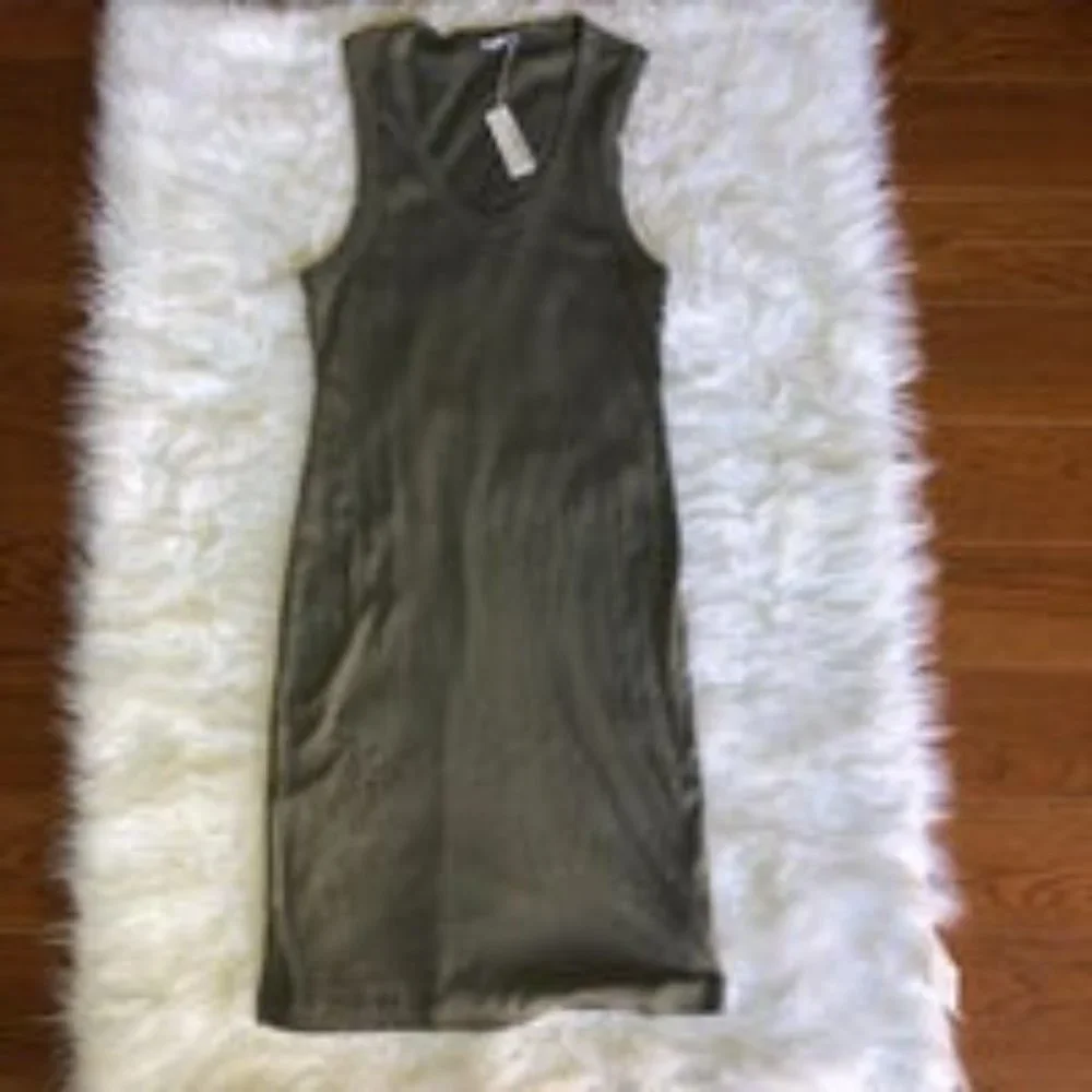 James Perse Ribbed Tank Dress - Picture 6 of 10